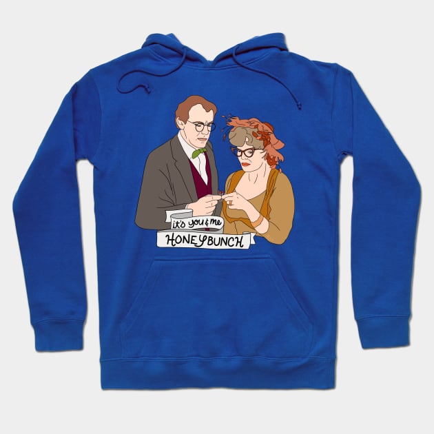 You and Me, Honeybunch Hoodie by thecompassrose